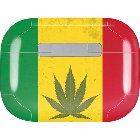 Marijuana Rasta Flag AirPods Skins